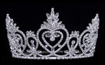 #16488 Pageant Praise - 4.5" Adjustable Crown Tiaras & Crowns up to 6" Rhinestone Jewelry Corporation