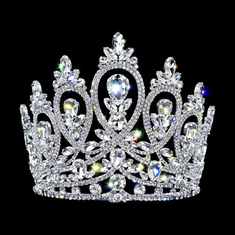 #17335 - Gifted Princess Tiara  - 5.5" Tiaras & Crowns up to 6" Rhinestone Jewelry Corporation
