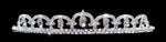 #10842 - Fine Pave European Crystal Tiara Tiaras up to 1" Rhinestone Jewelry Corporation