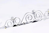 #14692 - Celtic Circles Wire Tiara Tiaras up to 1" Rhinestone Jewelry Corporation
