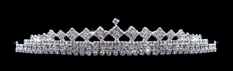 #15064 - Diamond Topper Tiara Tiaras up to 1" Rhinestone Jewelry Corporation