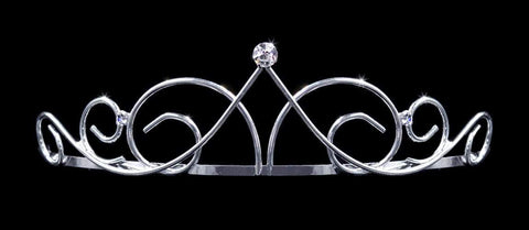 #15259 - Celtic Wire Wire Tiaras Tiaras up to 1.25 " Rhinestone Jewelry Corporation