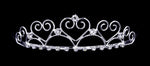 #16183 - Queen of Hearts Wire Tiara Tiaras up to 1.25 " Rhinestone Jewelry Corporation