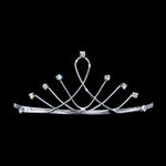 #15257 - Hollywood Princess Wire Tiaras Tiaras up to 1.5" Rhinestone Jewelry Corporation