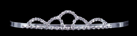 #8591 - Baby Bubbles Tiara Tiaras up to 1" Rhinestone Jewelry Corporation