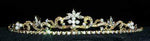 Dainty Swirl Pearl Tiara - #11109G Gold Plated Tiaras up to 1" Rhinestone Jewelry Corporation
