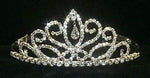 #12044 Fancy Navette Pear Drop Tiara Tiaras up to 2" Rhinestone Jewelry Corporation