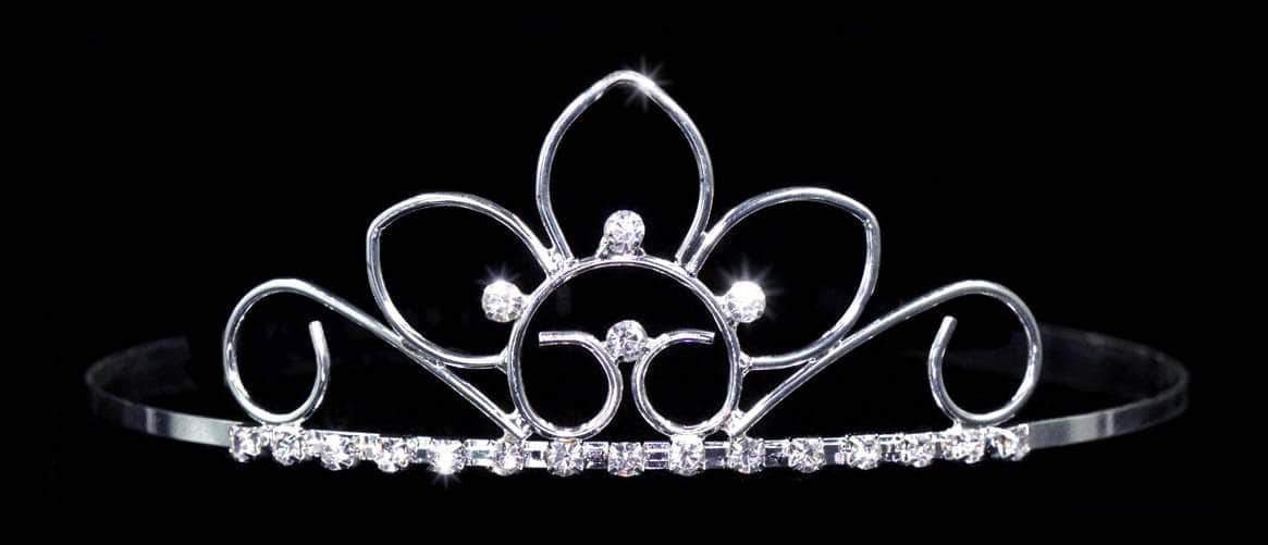 ♡TIARA shop♡ 14689G - Floral Sunrise Tiara - Gold