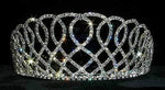 #12741 - Elizabethian Lace Tiara Tiaras up to 3" Rhinestone Jewelry Corporation