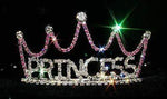 #13342 Princess Tiara Tiaras up to 3" Rhinestone Jewelry Corporation