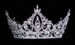 #16008 - Pageant Prime Crown Tiaras up to 4" Rhinestone Jewelry Corporation