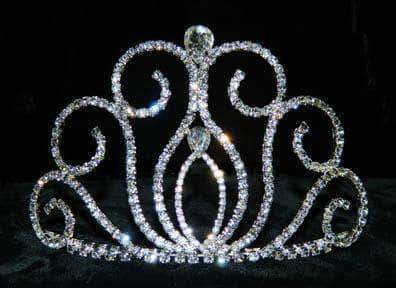 #15046 - Sunrise Cowgirl Hat Crown Western Jewelry Rhinestone Jewelry Corporation