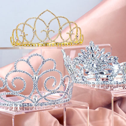 Tiaras & Crowns Up to 3" Tall