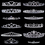 #13317- Tiara Assortment Starter Kit Tiaras up to 1.5" Rhinestone Jewelry Corporation