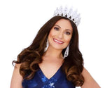 #15740 Rivoli Burst Tiara - 3" Tall Tiaras up to 3" Rhinestone Jewelry Corporation