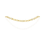 #17491G - Circles of Harmony with AdjustiClasp™ Chain- Gold Necklace Sets - Low price Rhinestone Jewelry Corporation