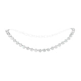 #17491S - Circles of Harmony with AdjustiClasp™ Chain- Silver