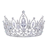 #17553 - Diamond Dream Tiara with Combs - 4.5" Tiaras & Crowns up to 6" Rhinestone Jewelry Corporation