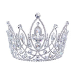 #17554 - Diamond Dream Tiara with Combs - 5.75" Tiaras & Crowns up to 6" Rhinestone Jewelry Corporation