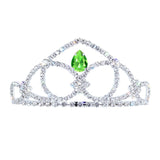 #17611 - The Prima Tiara - 2.5" Tall with combs Tiaras up to 2" Rhinestone Jewelry Corporation