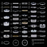 #17635 - 72 Piece Rhinestone Bracelet Retail Display Starter Kit - High Profit Assortment Bracelets Rhinestone Jewelry Corporation