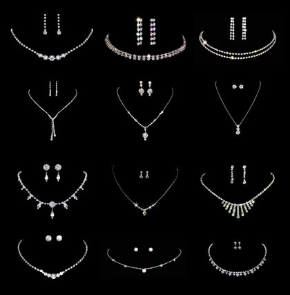 #17648- Necklace Assortment Starter Kit #2 Necklace Sets - Low price Rhinestone Jewelry Corporation