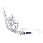 #17659 Adjustable Pageant Prize Crown 4.25" Tall (Contoured Band)