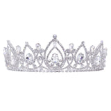 #17666 - 2" Eternal Elegance Tiara with Combs Tiaras up to 2" Rhinestone Jewelry Corporation