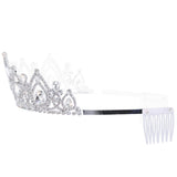 #17666 - 2" Eternal Elegance Tiara with Combs Tiaras up to 2" Rhinestone Jewelry Corporation