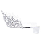 #17668 - 3" Eternal Elegance Tiara with Combs Tiaras up to 3" Rhinestone Jewelry Corporation