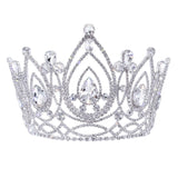 #17670 - 5" Eternal Elegance Tiara with Combs Tiaras & Crowns up to 6" Rhinestone Jewelry Corporation