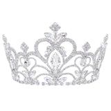 #17689- Endless Love Tiara 3.75" with Combs Tiaras up to 4" Rhinestone Jewelry Corporation