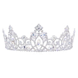 #17692 - Gilded Grace Tiara with Combs - 2" Tall