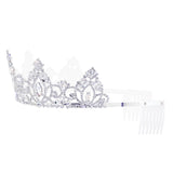 #17692 - Gilded Grace Tiara with Combs - 2" Tall