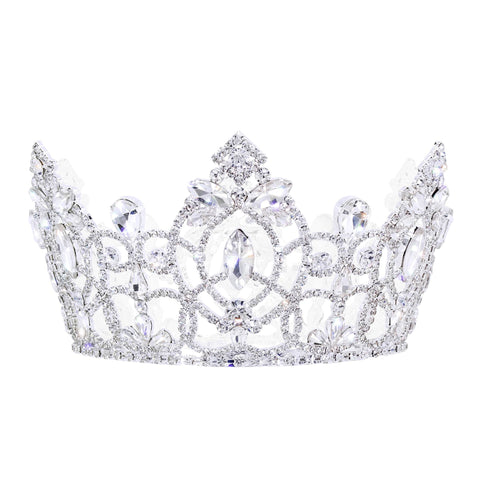 #17694 - Gilded Grace Fixed Crown - 3" Tall
