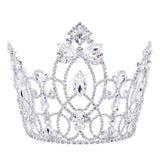 #17697 - Gilded Grace Tiara with Combs - 6" Tall