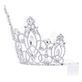 #17697 - Gilded Grace Tiara with Combs - 6" Tall