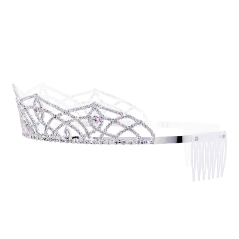 #17759- Imperium Tiara with Combs - 1.5" (H)