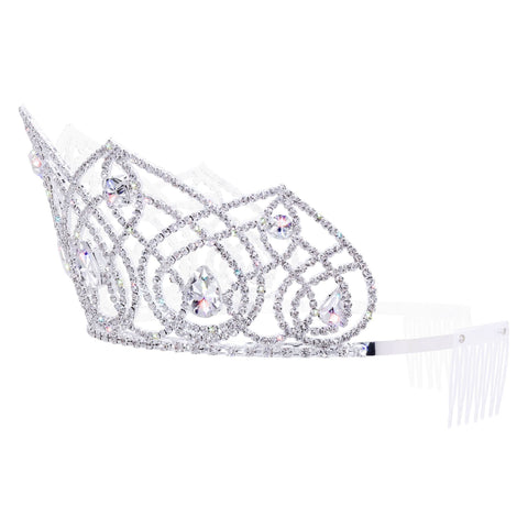#17761- Imperium Tiara with Combs - 3.25" (H)