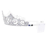 #17801 - Aria Tiara with Combs - 2" (H)