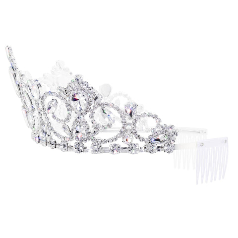 #17803 - Aria Tiara with Combs - 3" (H)