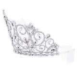 #17804 - Aria Tiara with Combs - 4" (H)
