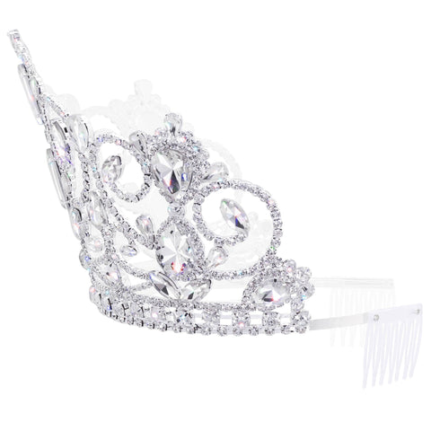 #17806 - Aria Tiara with Combs - 5.25" (H)