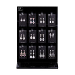 #17567- 24 Pair Assorted CZ Dangle Earring Assortment with FREE Display Earrings - Dangle Rhinestone Jewelry Corporation