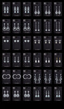 #17569- 36 Pair Romantic CZ Earring Assortment with FREE Display