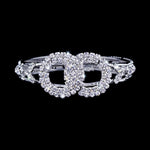 #15059 - Union Rings Bracelet Bracelets Rhinestone Jewelry Corporation
