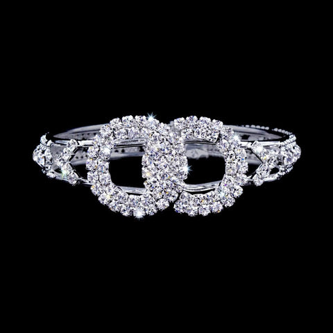 #15059 - Union Rings Bracelet Bracelets Rhinestone Jewelry Corporation