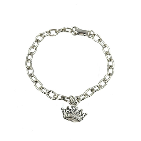 Bracelets #17419 - Crown Charm Bracelet (Limited Supply)