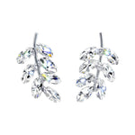 #16944 - Laurel Earrings - 3/4" Earrings - Button Rhinestone Jewelry Corporation