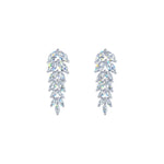 Earrings - Dangle #17453 - Weeping Willow CZ Dangle Earrings